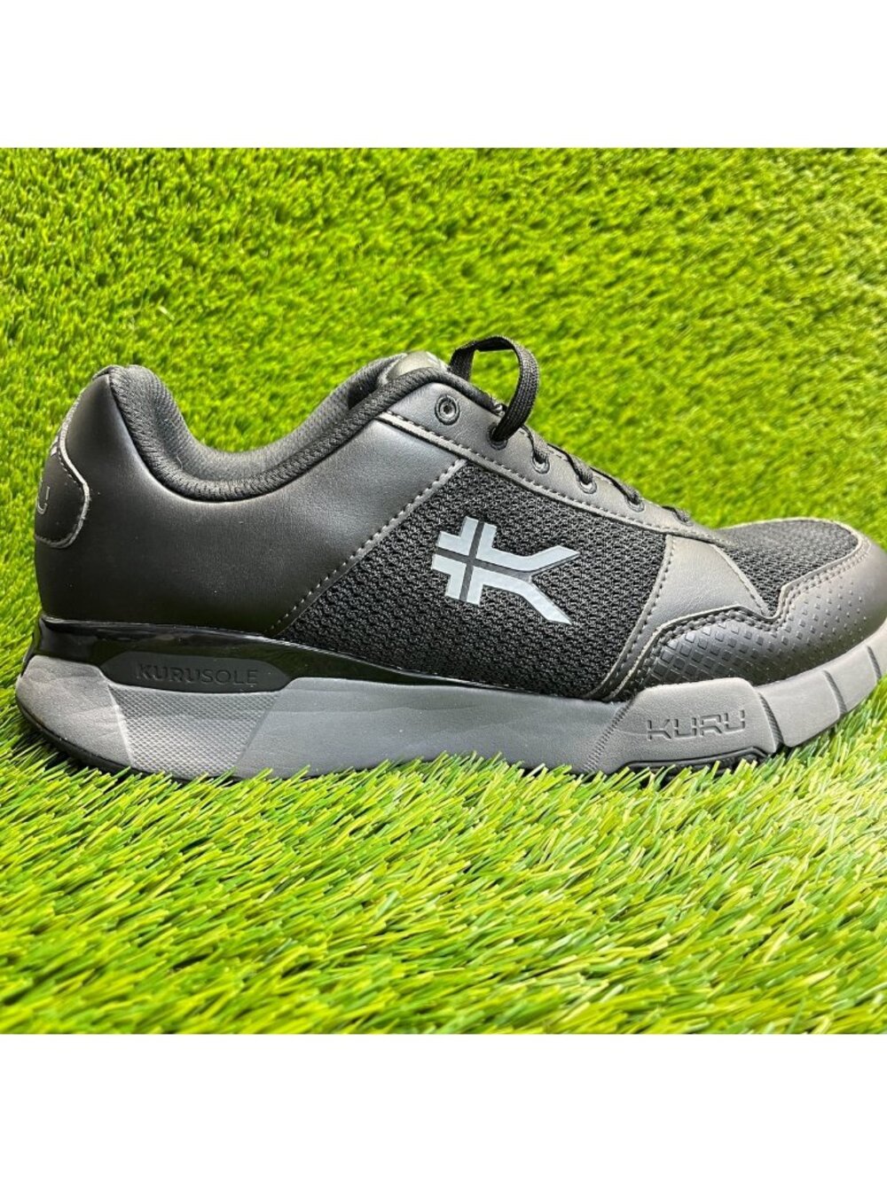 Kuru Quantum 2.0 Mens Size 11.5E Black Athletic Running Walking Shoes Sneakers